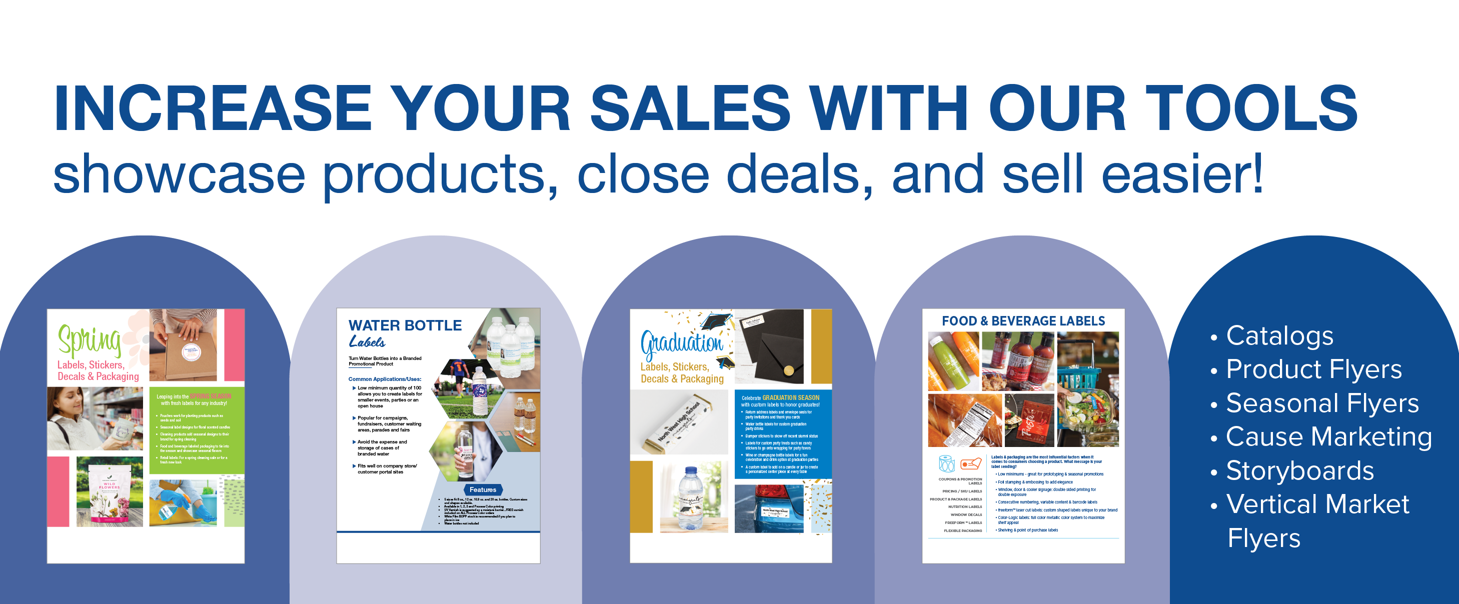 increase sales with label sales tools
