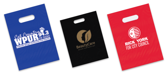 printed plastic bags wholesale