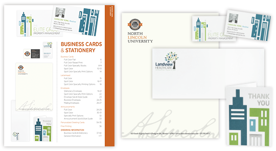 business stationery catalog for wholesale printing from navitor