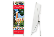 "X" Display Banner Stand