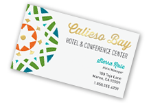 Raised Foil Business Cards