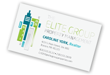 Raised Spot Gloss Business Cards