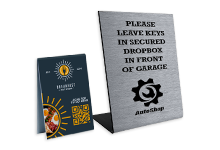 Table Tents and Pedestal Signs