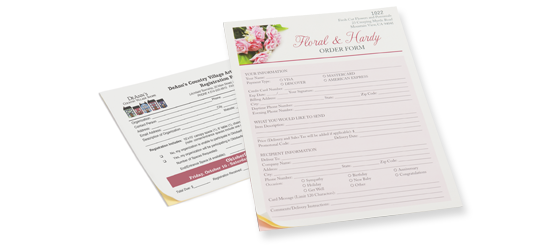 Full Color Custom Printed Forms