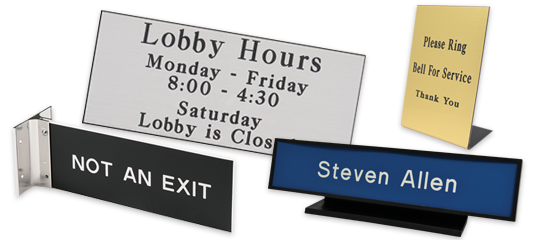 Custom Engraved Signs Banner Image