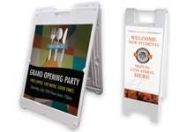 Full Color A-Frame Boards