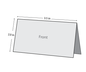 fold over card