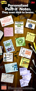 Personalized Post-It Notes Infographic