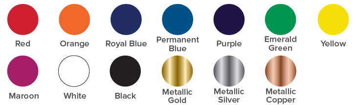 Ink Color Swatches