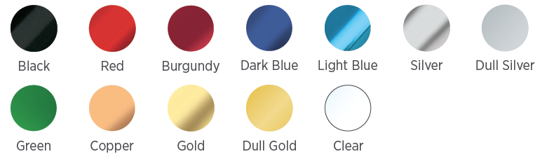 Ink Color Swatches