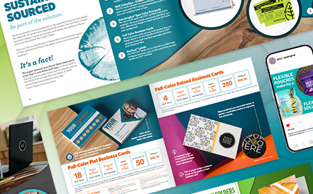 Spread of sales tools and marketing materials